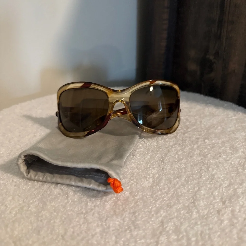 SPY Tortoiseshell Frame Sunglasses with Brown Lenses